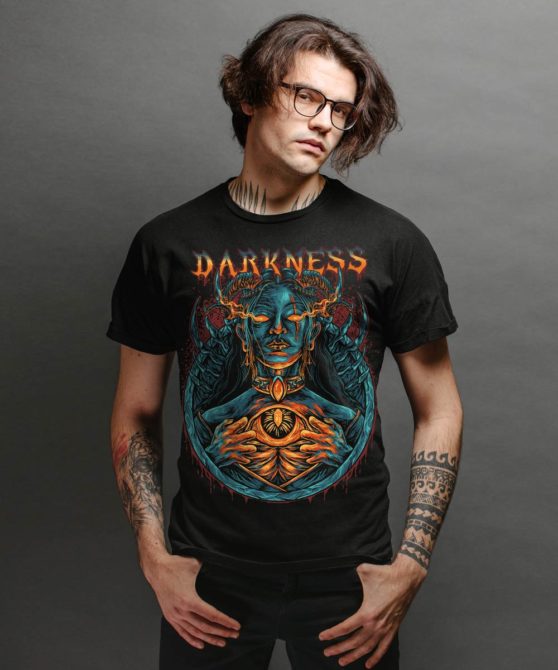 Pánské tričko Darkness | Kolekce Metal | ElitniRebel.cz