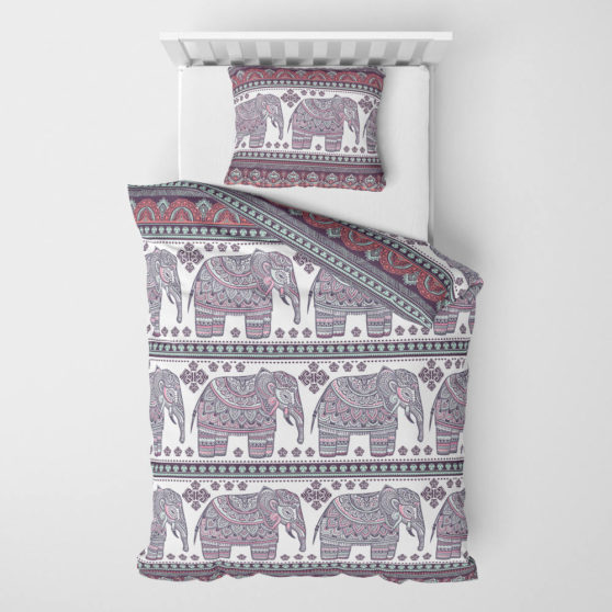 Povlečení Sloni (sada) | Kolekce Ornament | ElitniRebel.cz