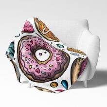 Deka Velké donuty (světlá) | Kolekce Funny | ElitniRebel.cz Deka Velké donuty (světlá) | Kolekce Funny | ElitniRebel.cz