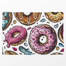 Deka Velké donuty (světlá) | Kolekce Funny | ElitniRebel.cz Deka Velké donuty (světlá) | Kolekce Funny | ElitniRebel.cz