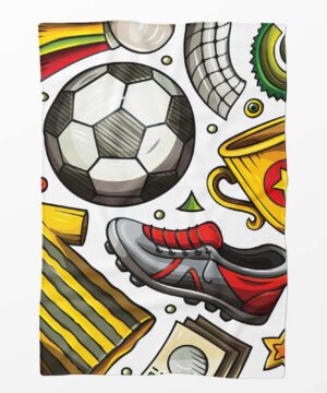 Deka Velký fotbal (světlá) | Kolekce Funny | ElitniRebel.cz