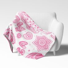 Deka Jóga (růžová) | Kolekce Ornamenty | ElitniRebel.cz