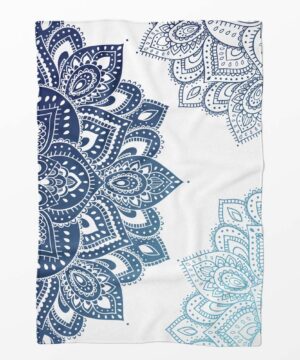 Deka Modrá mandala | Kolekce Ornamenty | ElitniRebel.cz