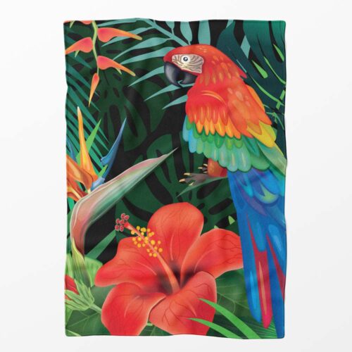 Deka Barevný papoušek | Kolekce Zvířata | ElitniRebel.cz