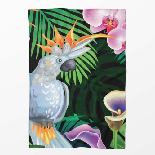 Deka Bílý papoušek | Kolekce Zvířata | ElitniRebel.cz