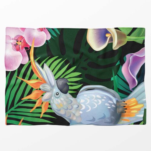 Deka Bílý papoušek | Kolekce Zvířata | ElitniRebel.cz