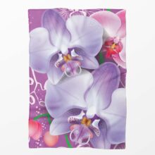 Deka Růžová orchidej | Kolekce Květiny | ElitniRebel.cz