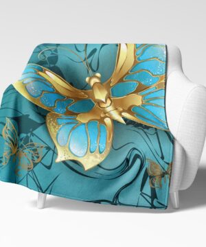 Deka Turquoise Butterfly | Kolekce Luxus | ElitniRebel.cz