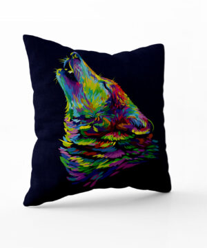 Dekorativní polštář Vlk | Kolekce Zvířata | ElitniRebel.cz