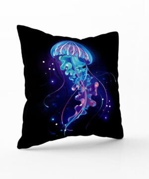 Polštář Zářící medůza | Kolekce Zvířata | ElitniRebel.cz