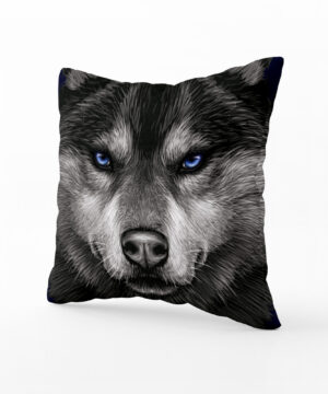 Polštář Sibiřský husky | Kolekce Zvířata | ElitniRebel.cz