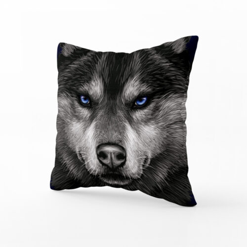 Polštář Sibiřský husky | Kolekce Zvířata | ElitniRebel.cz