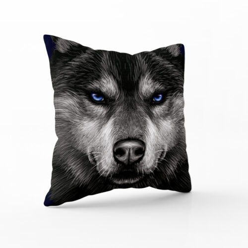 Polštář Sibiřský husky | Kolekce Zvířata | ElitniRebel.cz