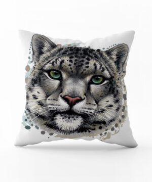 Polštář Sněžný leopard | Kolekce Zvířata | ElitniRebel.cz