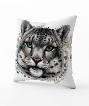 Polštář Sněžný leopard | Kolekce Zvířata | ElitniRebel.cz