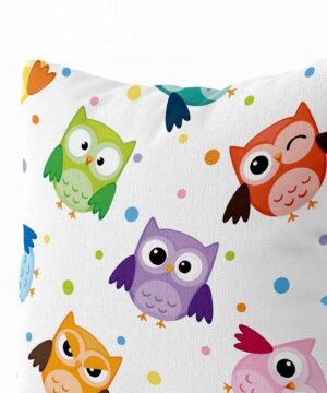 Dětský dekorační polštář Sovičky: překvapení pro malé sovy