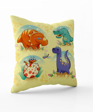 Dekorační polštář Dinosauři: polštář pro malé pravěké lovce