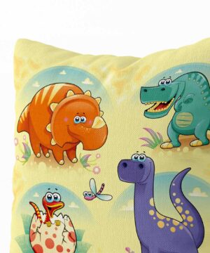 Dekorační polštář Dinosauři: polštář pro malé pravěké lovce