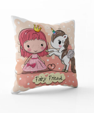 Polštář Princezna a jednorožeč | Kolekce Dětská | ElitniRebel.cz