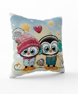 Polštář Tučňáčci v zimě | Kolekce Dětská | ElitniRebel.cz