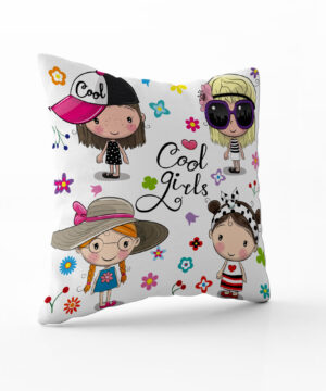 Polštář Cool girls | Kolekce Dětská | ElitniRebel.cz