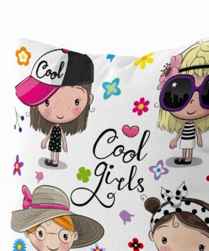 Polštář Cool girls | Kolekce Dětská | ElitniRebel.cz