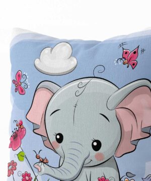 Polštář Sloník s beruškou | Kolekce Dětská | ElitniRebel.cz