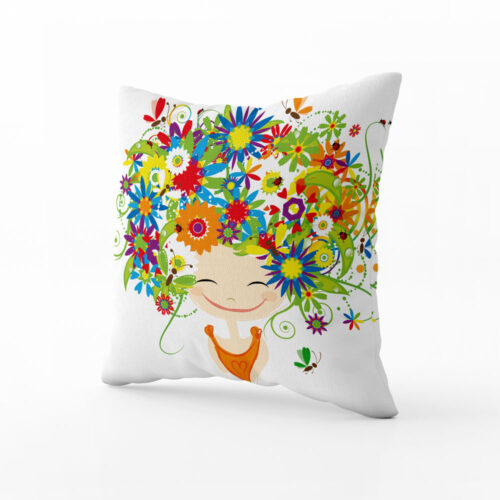 Polštář Letní květinová víla | Kolekce Dětská | ElitniRebel.cz