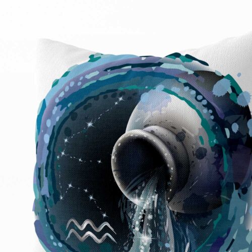 Polštář znamení Vodnář | Kolekce znamení | ElitniRebel.cz