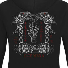 Dámská mikina Lines of Destiny | Kolekce Dark | ElitniRebel.cz