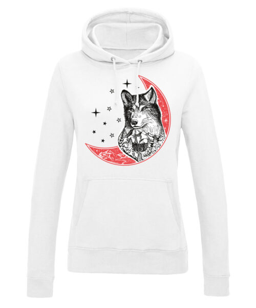 Dámská mikina Red Moon Shaman | Kolekce Dark | ElitniRebel.cz