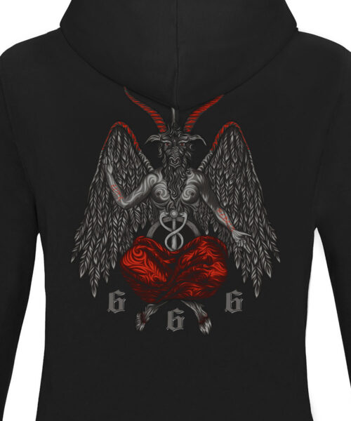 Dámská mikina The Arrival Of Baphomet | Kolekce Dark | ElitniRebel.cz