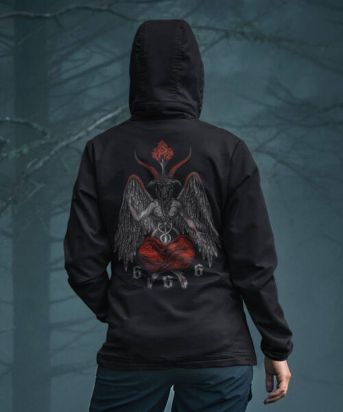 Dámská mikina The Arrival Of Baphomet | Kolekce Dark | ElitniRebel.cz