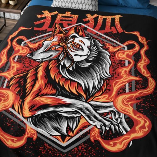 Deky Fire Kitsune – symbol ohně a vnitřní síly