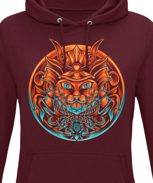Dámská mikina Cat Samurai | Kolekce Magic | ElitniRebel.cz