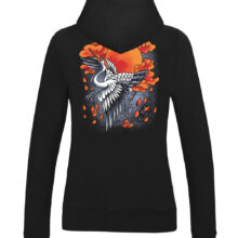 Dámská mikina Japanese Crane | Kolekce Magic | ElitniRebel.cz