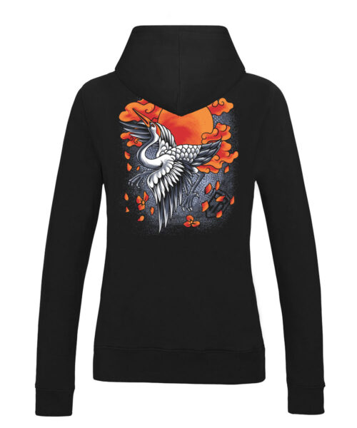 Dámská mikina Japanese Crane | Kolekce Magic | ElitniRebel.cz