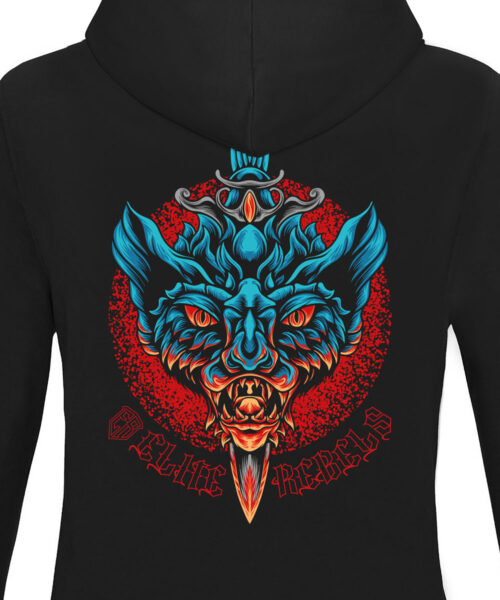 Dámská mikina Devil Bat | Kolekce Magic | ElitniRebel.cz