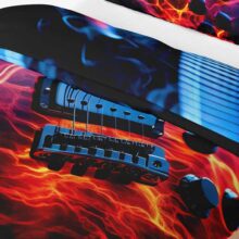 Povlečení přikrývka Kytara Plasma Burst: Jak rozpálit ložnici? ElitniRebel.cz