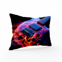 Polštář Kytara Plasma Burst: Jak rozpálit ložnici? ElitniRebel.cz