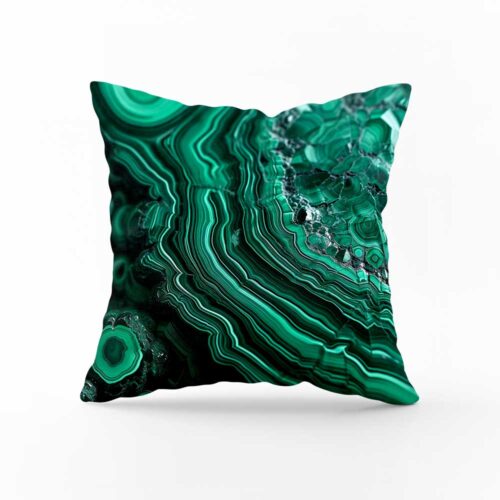Dekorační polštář | Malachit | ElitniRebel.cz