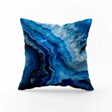 Dekorativní polštář | Achát Blue Crystal | ElitniRebel.cz