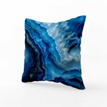 Dekorativní polštář | Achát Blue Crystal | ElitniRebel.cz