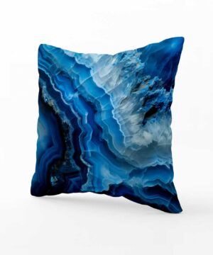 Dekorativní polštář | Achát Blue Crystal | ElitniRebel.cz