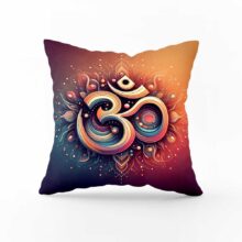 Polštář Mantra ÓM | Kolekce Ornamenty | ElitniRebel.cz