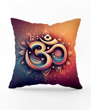 Polštář Mantra ÓM | Kolekce Ornamenty | ElitniRebel.cz