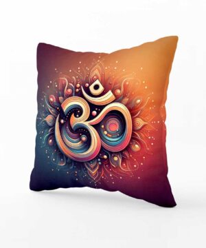 Polštář Mantra ÓM | Kolekce Ornamenty | ElitniRebel.cz