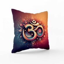 Polštář Mantra ÓM | Kolekce Ornamenty | ElitniRebel.cz