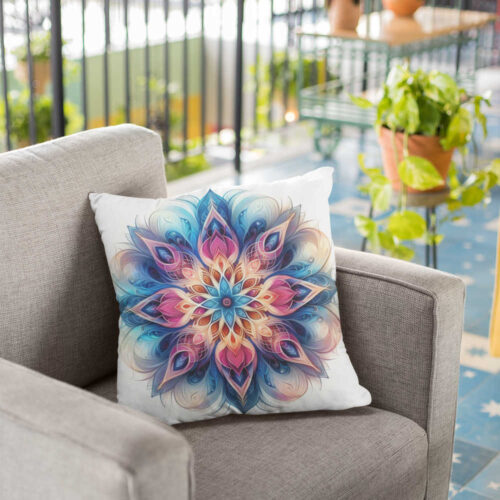 Polštář Mystická Mandala | Kolekce Ornamenty | ElitniRebel.cz