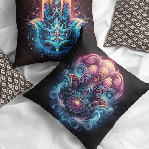 Polštář Hansa vesmír | Kolekce Ornamenty | ElitniRebel.cz